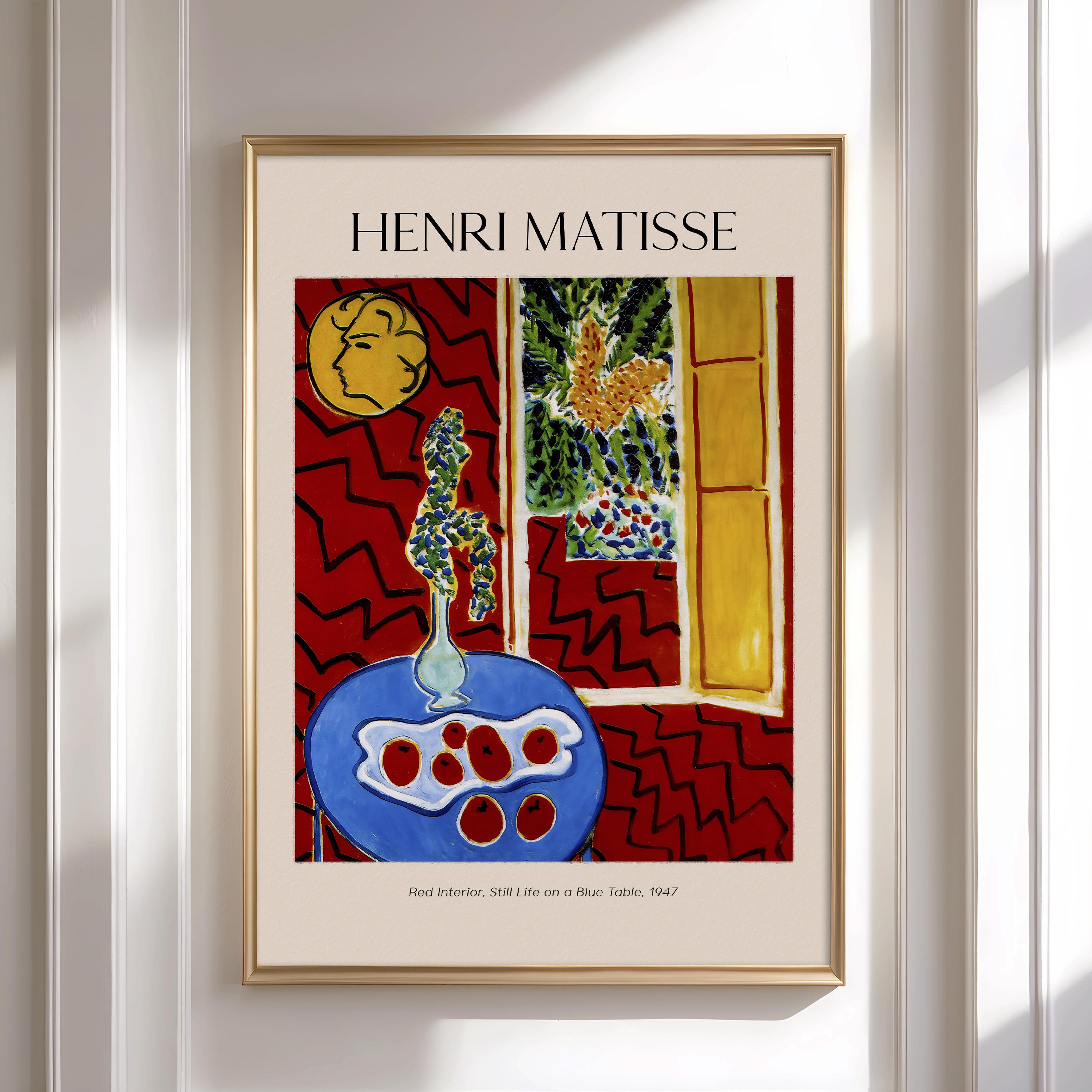 Henri Matisse 'Red Interior' Framed Art Print: Modern Still Life