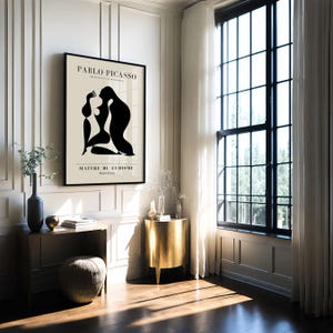 Picasso Print: Framed Abstract Cubism Wall Art image 14