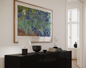 3dRose Ht_155630_3 Irises By Vincent Van Gogh 1889 - View #2