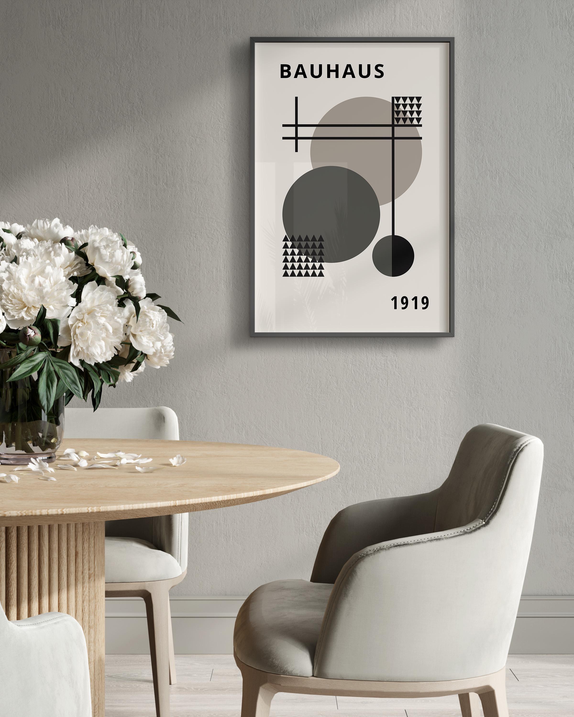 Framed Bauhaus Print: Mid Century Modern Wall Art - Etsy 日本