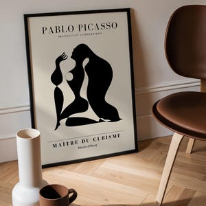 Picasso Print: Framed Abstract Cubism Wall Art image 6