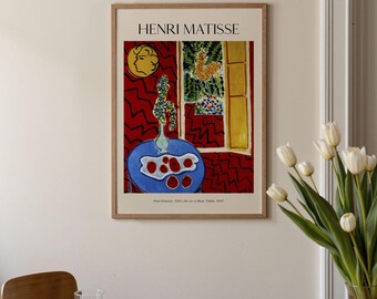 Henri Matisse 'Red Interior' Framed Art Print: Modern Still Life