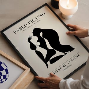 Picasso Print: Framed Abstract Cubism Wall Art image 7