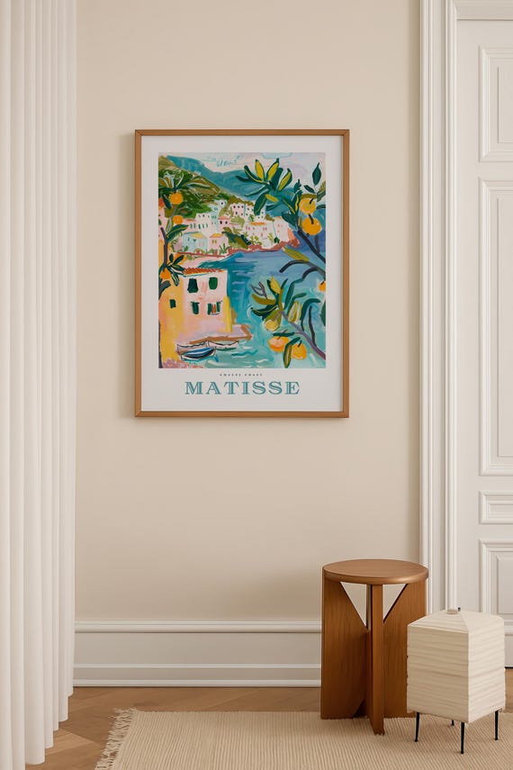 MATISSE litgraphies EAUX FORTESギャラリーポスター La Japonaise: Woman Beside the Water print by Henri Matisse