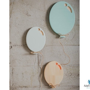 Wooden Balloons for Wall Decoration - Kids Room & Birthday Decoration - Perfect Gift for Baby Room