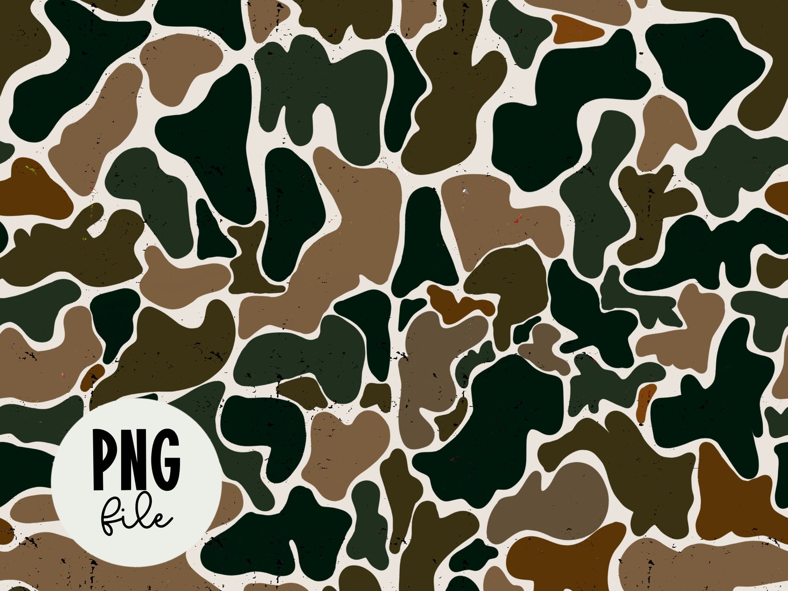 Retro Camo Seamless Pattern - Hunting Seamless File - Green - Boys ...