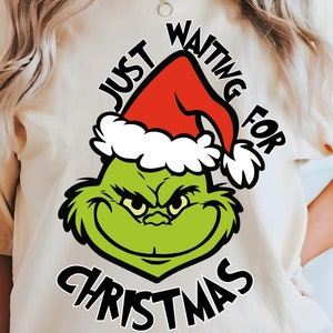 Just Waiting For Christmas png, retro kerst png, png, familiekerst png, kerstsublimatieontwerp, kerstfilm png