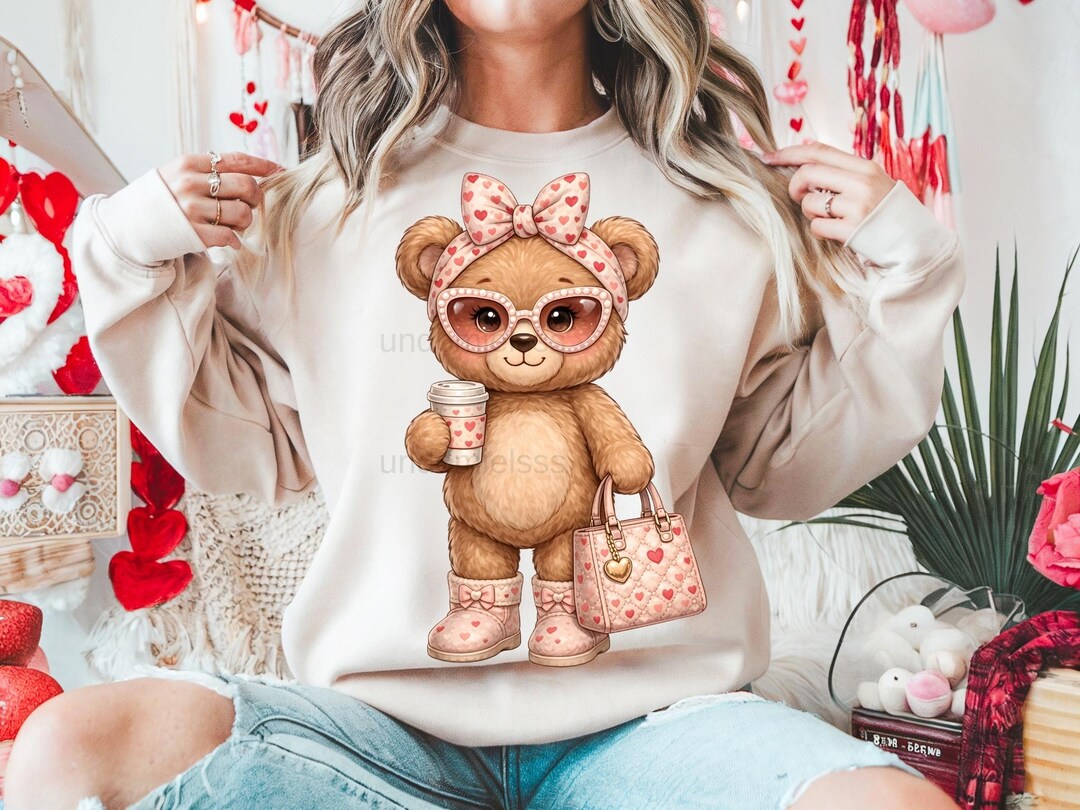 Valentine Teddy Bear Png, Pink Valentine Png, Valentines Day ...
