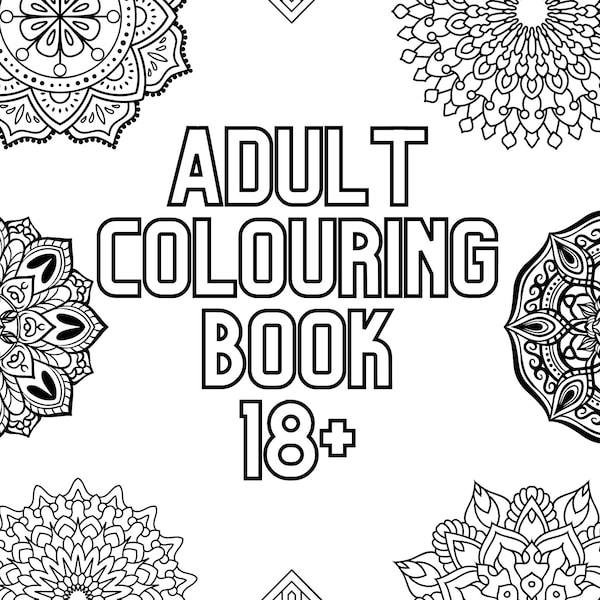 Adult Swearing  / Sexy Colouring Book - Digital Download