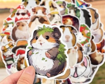 Guinea Pig Cage Decor Set, 50pcs Waterproof Accessories, Fun Accessories, Small Pet Cage Decor