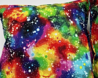 Space Throw Pillows, Pair of Novelty Cushions, Unique Home Decor,Space Theme Pillows, Futuristic Decor, Fun Gifts, Cozy Accent
