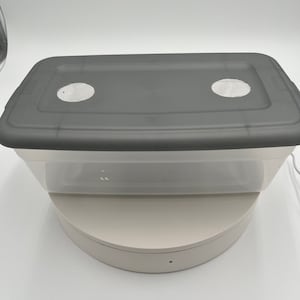 6 Qt Isopod Terrarium Box - Fully Vented With Stainless Steel Vents, 14 ...