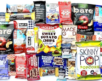 College care package healthy snacks customized gift tag package for student snack gift with food thinking of you gift of healthy snacks