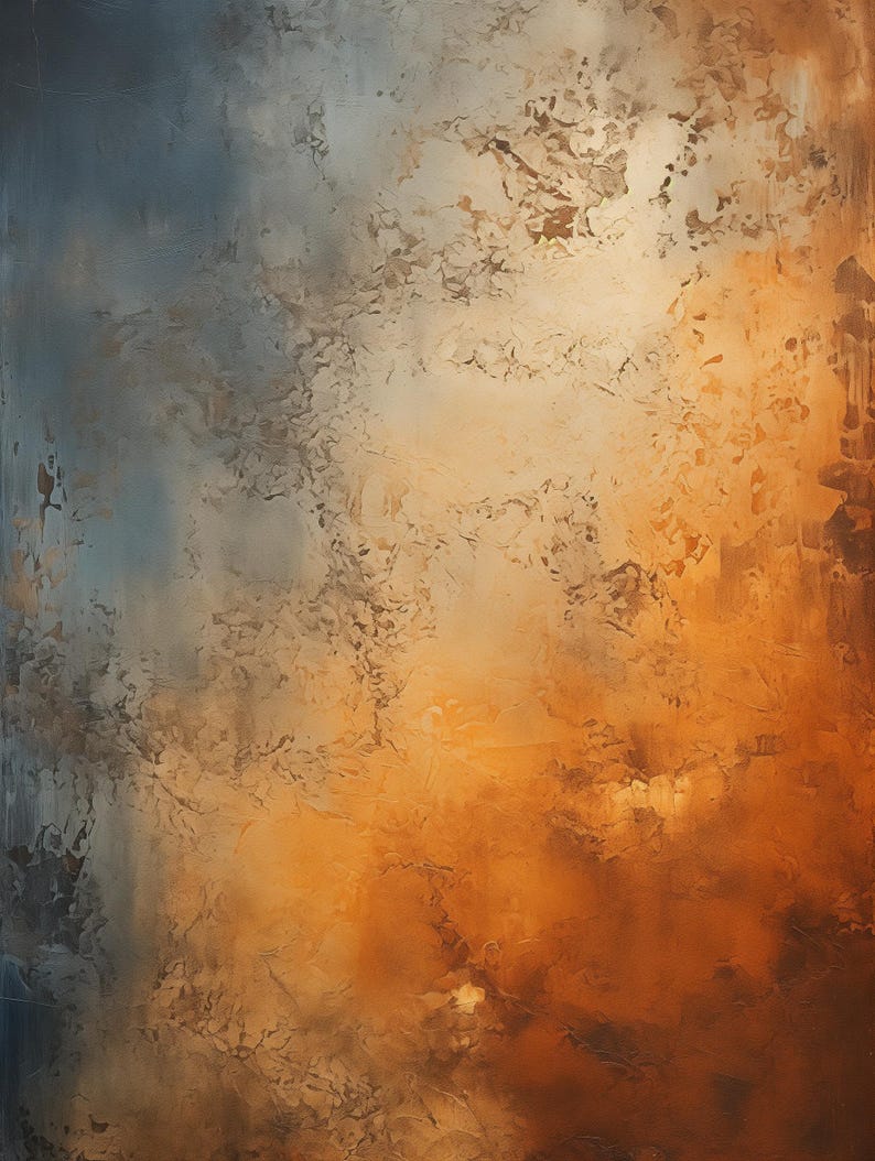 Burnt Orange Print