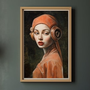 Offred  - MidCentury - Mid-Century Girl - Tretchikoff  -  J.H Lynch - Louis Shabner  - Vintage Poster -  Kitsch Print - Retro Wall Art
