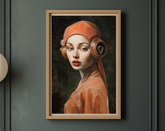 Offred - MidCentury - Mid-Century Girl - Tretchikoff - J.H Lynch - Louis Shabner - Vintage Poster - Kitsch Print - Retro Wandkunst
