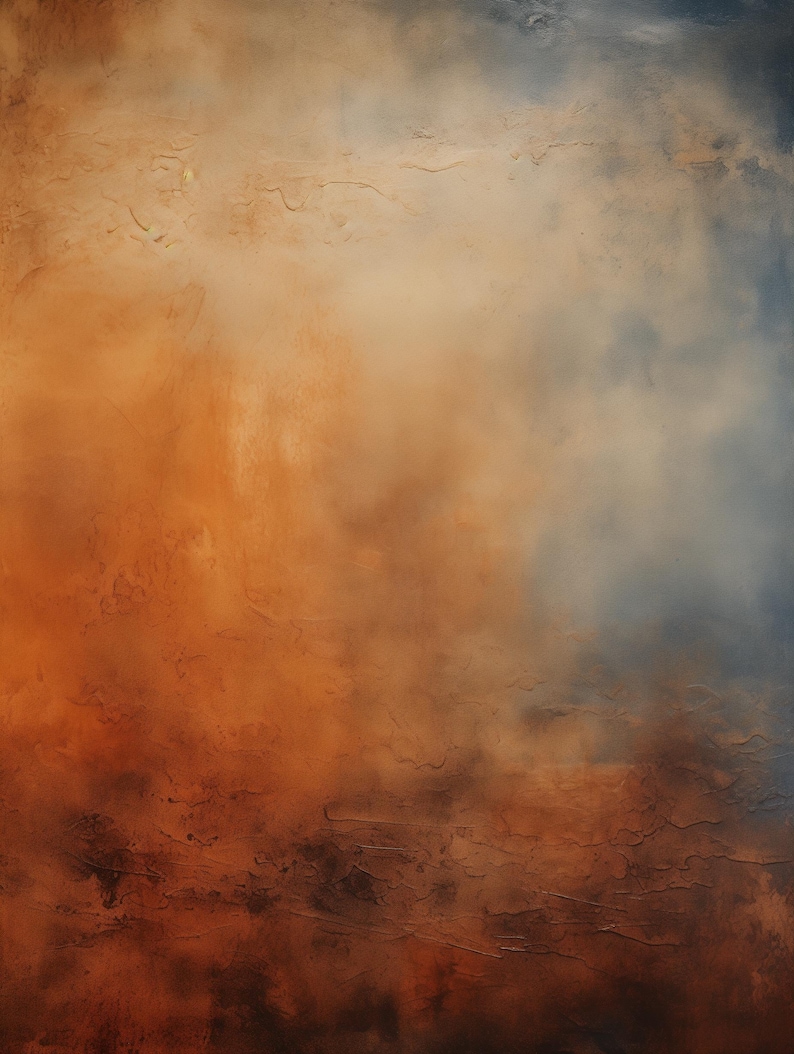 Burnt Orange Print