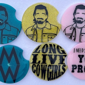 Morgan Wallen Car Coaster Set