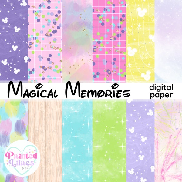 Magical Memories - Digital Paper/Magical Clipart/Magic Clipart/Princess Art/ Planner Clipart PNG/Clipart PNG