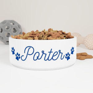 Custom Pet Bowl: Show Your Furry Friend Extra Love!Custom dog bowls, Ceramic Dog Bowls, Personalized Pet Bowl, Cute Cat Bowl