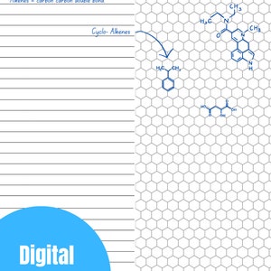 Organic Chemistry Worksheet- Organic Molecules Learning Aid- Learning to draw and recognise Organic Chemistry