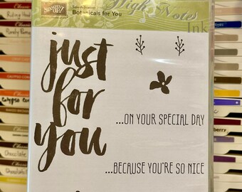 Stampin' Up! Botanicals For You stamp set (retired)