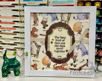 Days Spent Together framed home decor