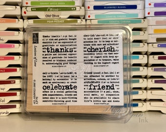 Stampin' Up! Lexicon of Love NEW stamp set (retired)