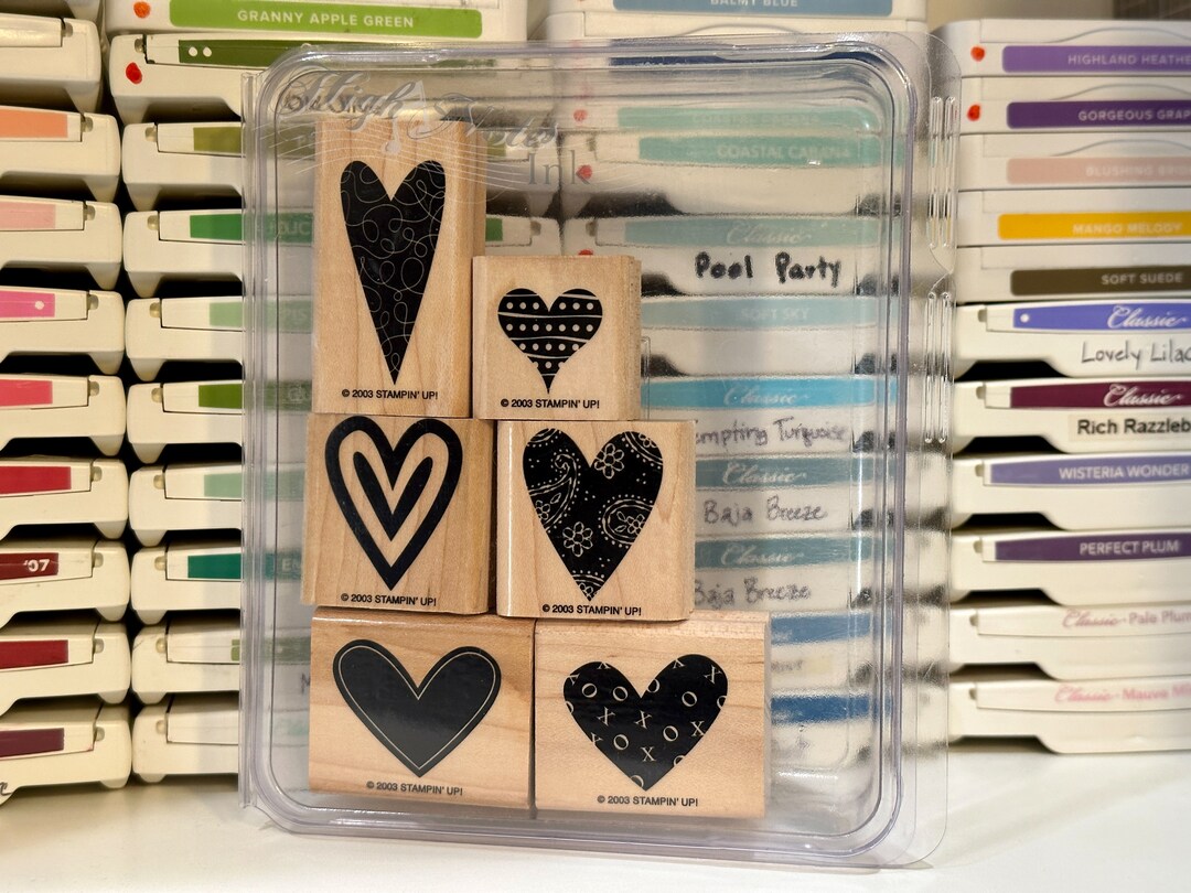 Stampin' Up Happy Hearts Stamp Set retired - Etsy