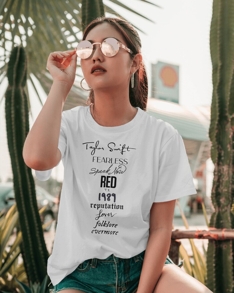 Camiseta de álbumes de Taylor Swift imagen 1