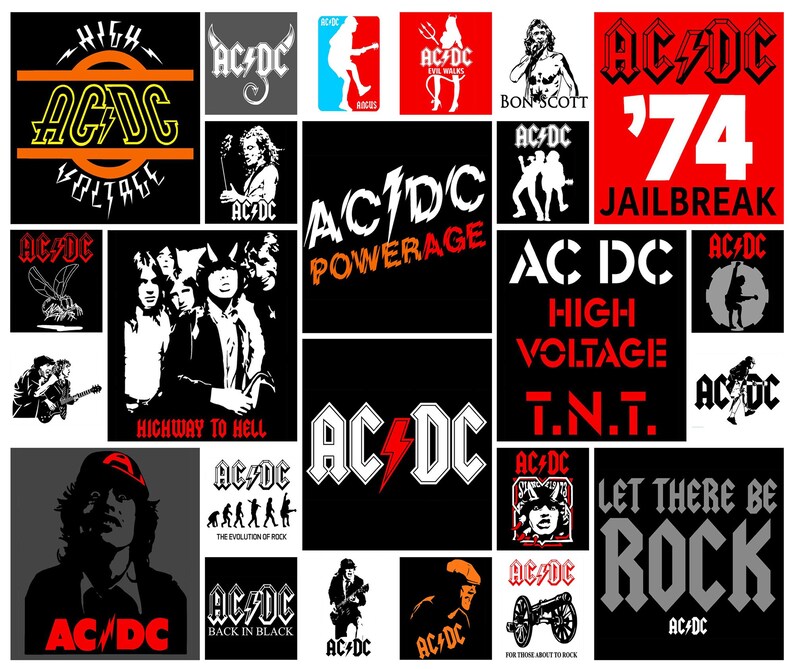 AC-DC 24 Vector Pack - Etsy