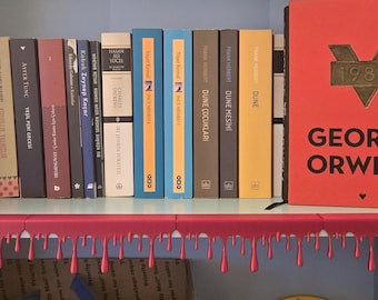 Glow in Dark Dripping Slime Shelf Decor: Spooky Gothic Prop