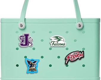 Custom 3D Printed Team Logo Bogg Bag Charm: School Spirit Gift