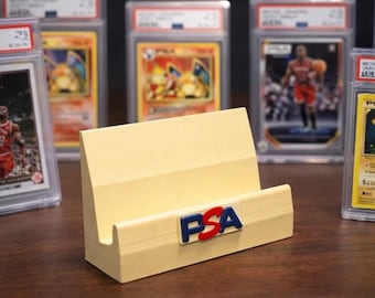 Personalized Custom Graded Trading Card Display Stand 10 Degree 20 Degree Angles