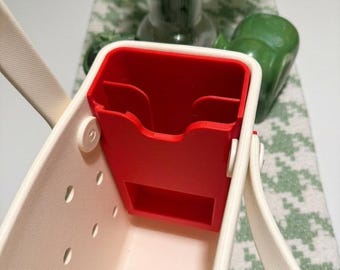 Bitty Bogg Bag Slim Organizer Tray: 3D Printed PLA Insert with Threaded Metal Pins