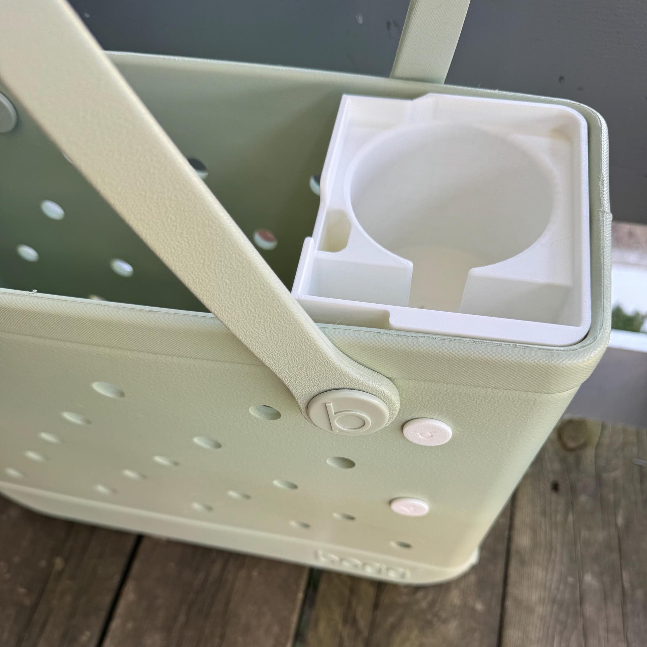 Baby Bogg Bag Organizer Tray: 3D Printed PLA Insert with Threaded Metal Pins
