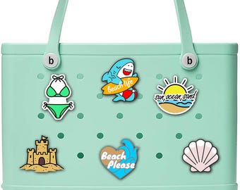 3D Printed Beach Bag Charms: Ocean Pins for Bogg Bags
