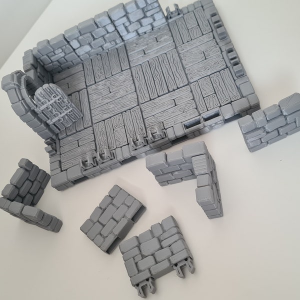 HeroQuest 3D Printed Terrain Board Pre-built Rooms Starter Kit