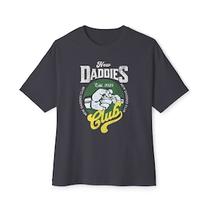 Personalized Retro Dad T-Shirt "New Daddies Club", Vintage Design T-Shirt for Father's Day or Birthday, Personalized Retro Dad T-Shirt