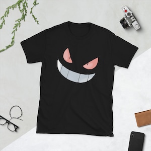 Short-Sleeve Gengar Face Unisex T-Shirt