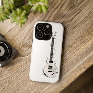 Custodia per iPhone Guitar Player, modelli iPhone 13-16, custodia resistente, custodia per iPhone Musical, custodia per iPhone Guitar