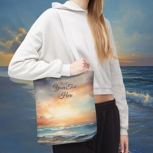 Custom Tote Bag, Personalized Beach Bag, Custom Vacation Carryall, Mother&#39;s Day Gift,  Grocery Tote, Gift Bag,  Custom Beach Tote