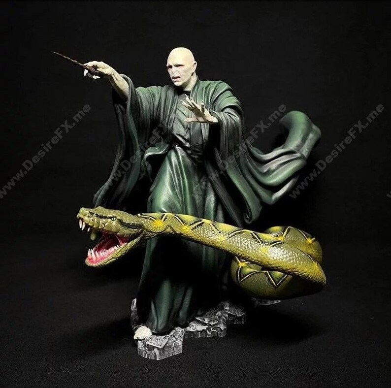 Voldemort And Nagini Figure By Gambody Free Shipping Etsy