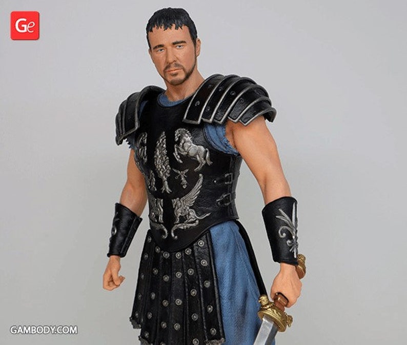 Gladiator Maximus Figure By Gambody Free Shipping Worldwide Etsy