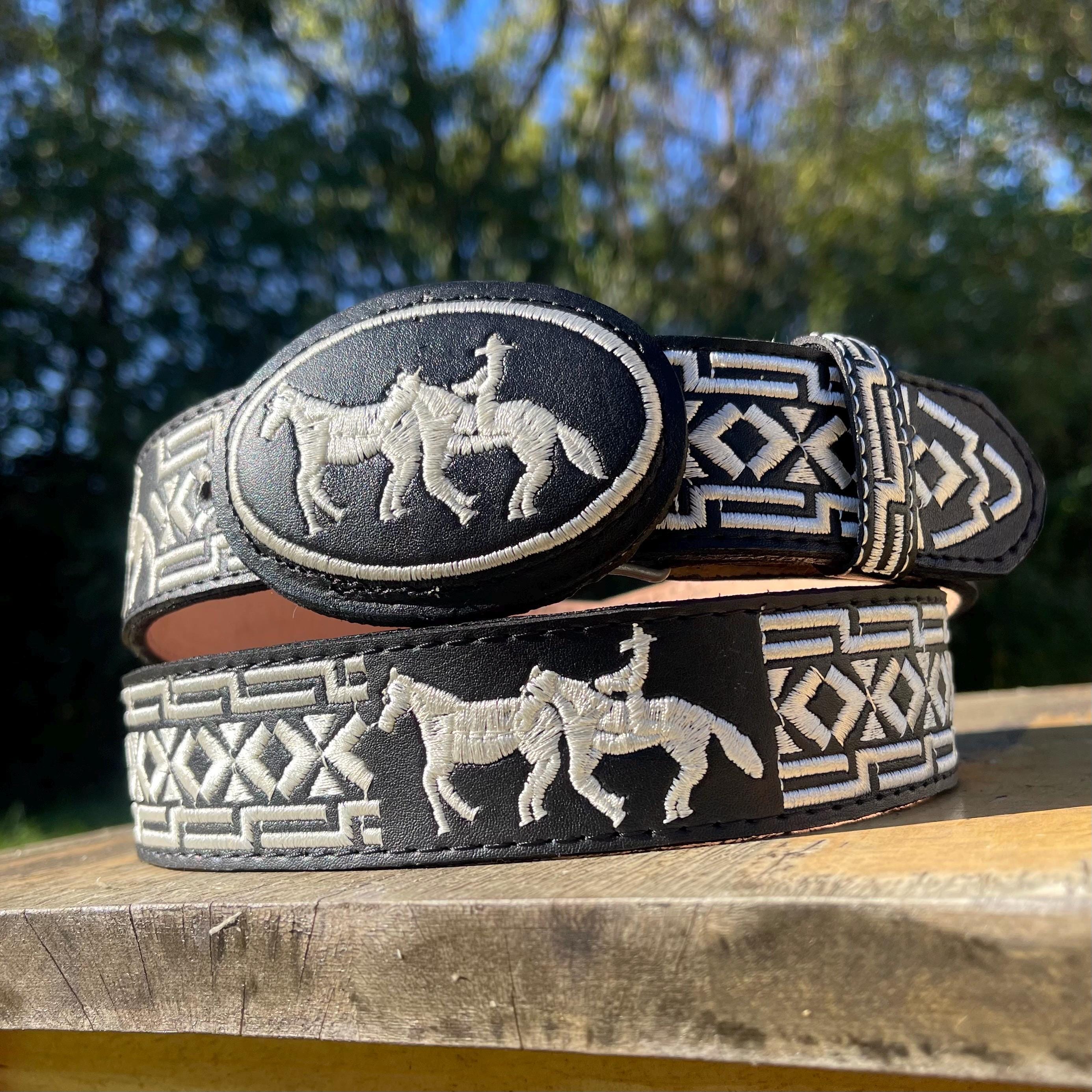 clane❤︎ MEXICAN BELT❤︎アイボリー Men's 1 1/2” White Crocodile / Caiman Leather Belt — Rodeo Durango