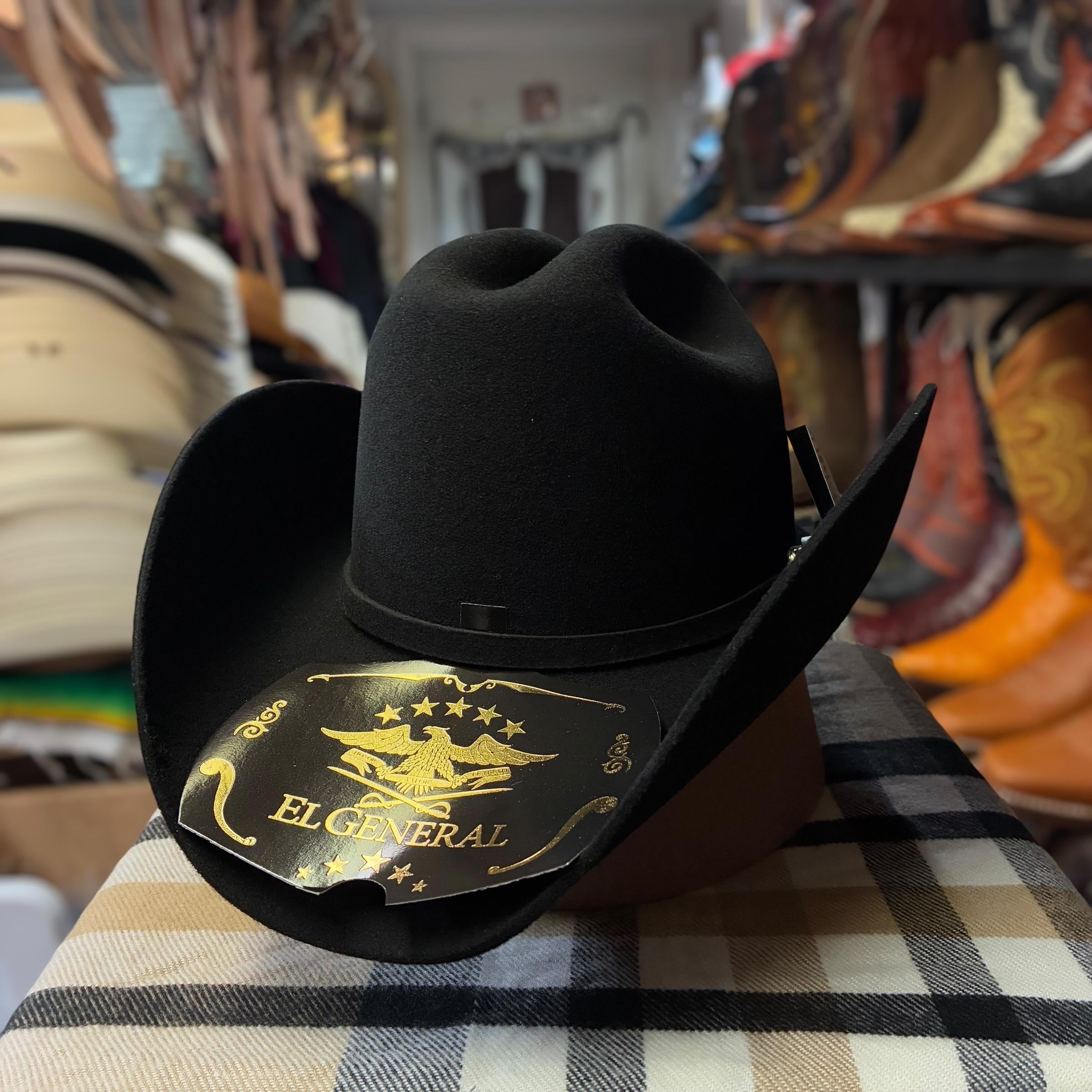 Men's BEAVER FUR FELT Cowboy Hat. Tejana Duranguense Mexicano