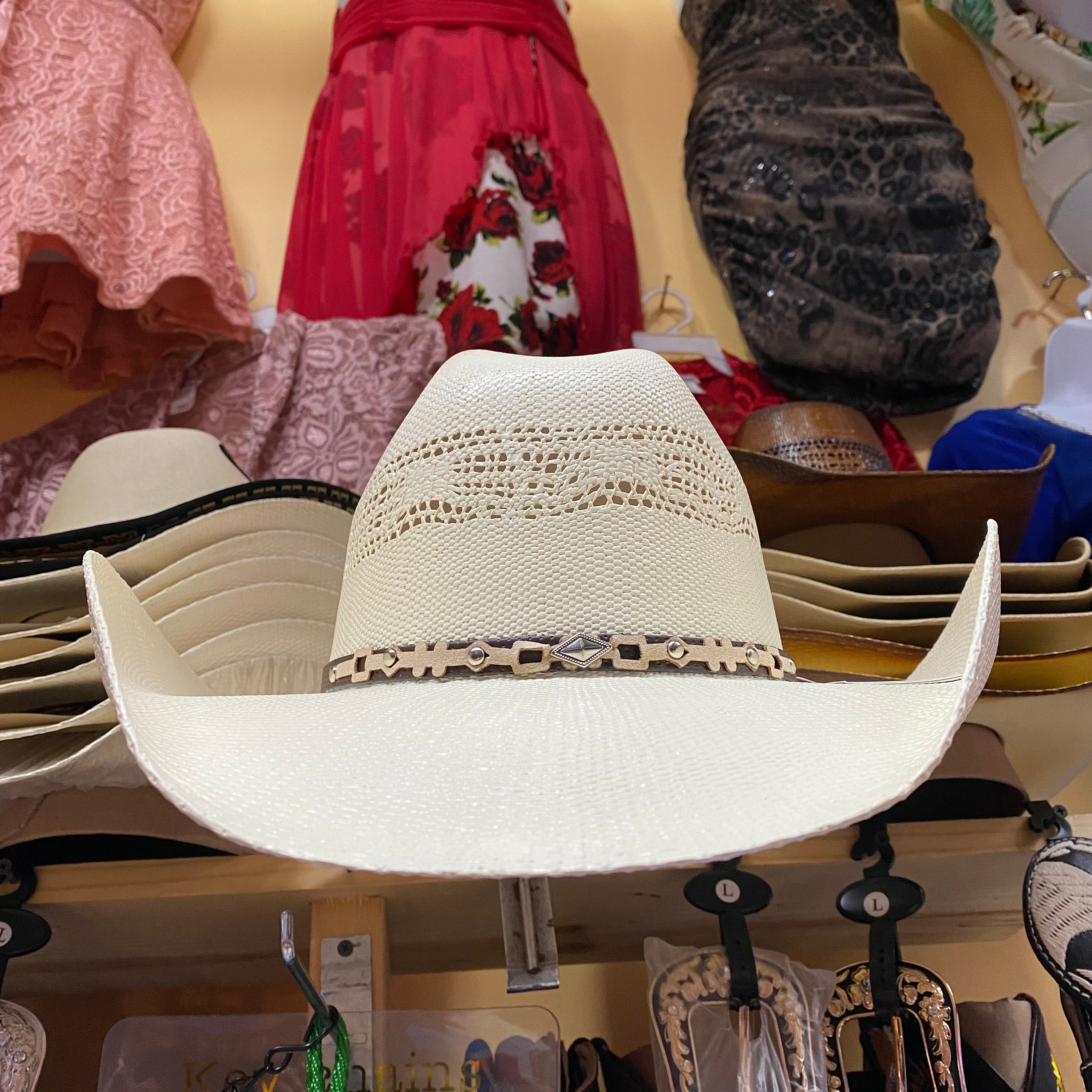 Mens White Cowboy Hat. Mens Western Cowboy Hat. Mens Ranch Style Cowboy