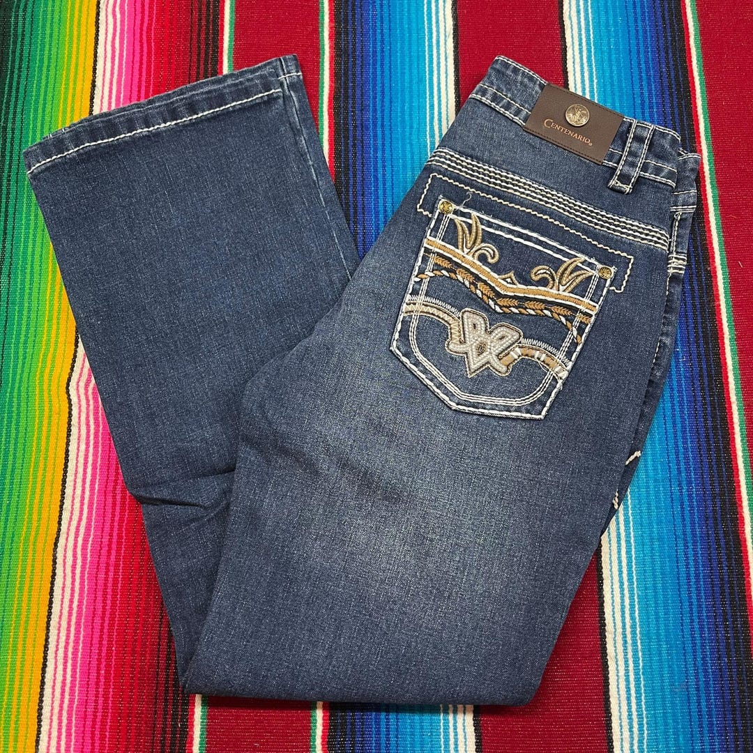メンズ WESKEN Western Stitch Embroidered Denim