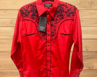 Camisa Vaquera Bordada Embroidered Cowboy Shirt - Etsy