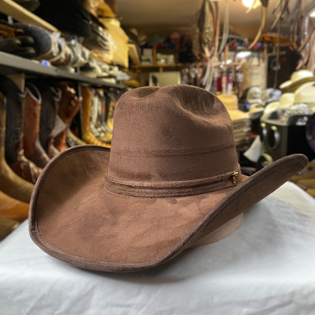 El General Suede Western Kids Hat Dark Brown 44246 main image 1